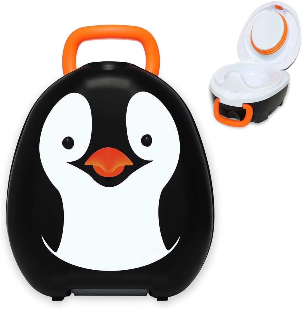 Acplaypen baby infant- Penguin Travel Potty, Award-Winning Portable Toddler Toilet Seat for Kids to Take Everywhere