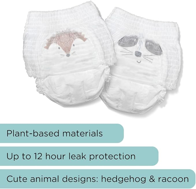 Angelcare Premium Eco Nappy Pants Size 6 | XL Pull Ups for Potty Training | Hypoallergenic & Sustainable | Vegan & Chlorine-Free | Superior Leak Protection | 6 Packs / 108 Pants