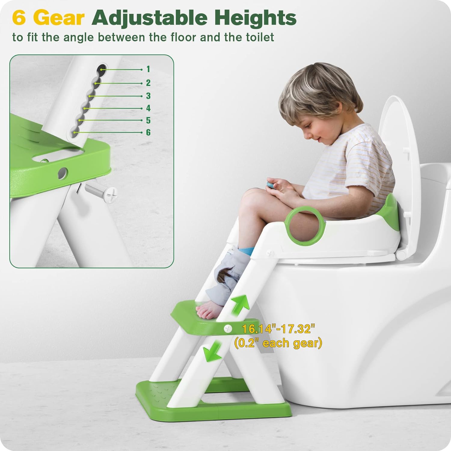 baby toilet seat kids traiding slip pad step stool (7)